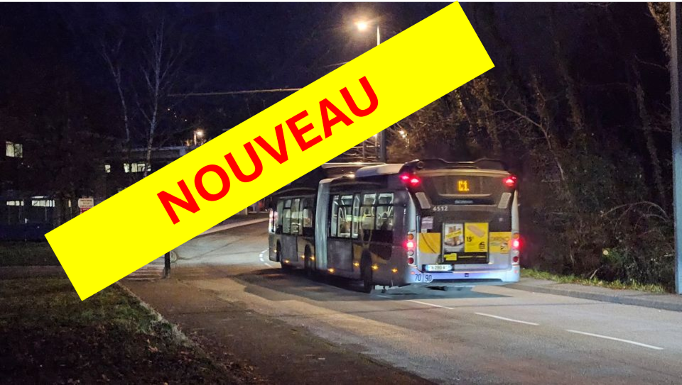 Travaux du C1 – Attention changements !